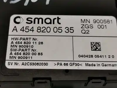 Автозапчасти б/у блок управления иммобилизатором за smart forfour básico (55kw) ссылки oem iam a4548200535 a4548200085 4548200535