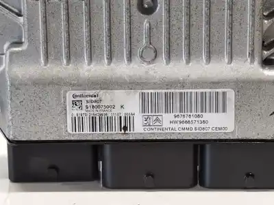Second-hand car spare part ecu engine control for citroen c4 picasso millenium oem iam references 9676761080  