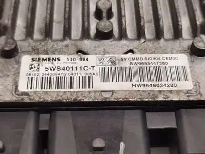 Second-hand car spare part ecu engine control for citroen c2 x oem iam references 5ws40111ct  