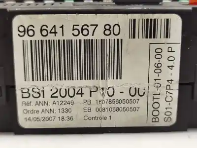 Second-hand car spare part bsi control unit for citroen c3 1.1 collection oem iam references 9664156780 a12249 bsi 2004 p10-00