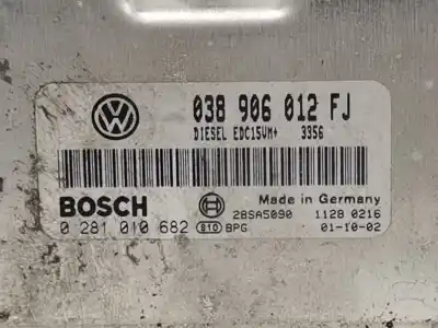 Second-hand car spare part ecu engine control for seat leon (1m1) stella oem iam references 038906012fj  