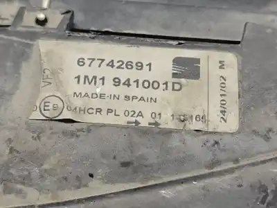 Автозапчастина б/у ліва фара для seat leon (1m1) 1.6 16 v посилання на oem iam 1m1941001d  