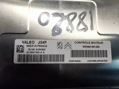 Автозапчасти б/у блок управления двигателем за citroen c3 i (fc_, fn_) 1.1 i ссылки oem iam 9661961280  