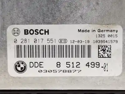 Second-hand car spare part ecu engine control for bmw x1 (e84) sdrive 18d oem iam references 851249901  