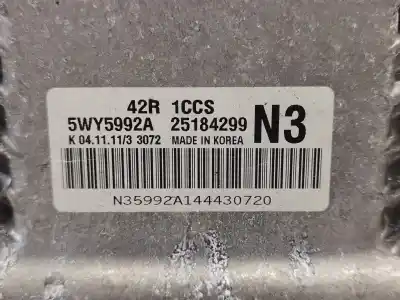 Second-hand car spare part ecu engine control for chevrolet aveo ls oem iam references 25184299n3  5wy5992a