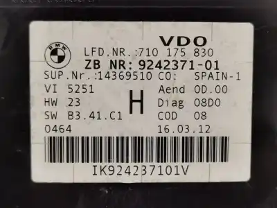 Peça sobressalente para automóvel em segunda mão quadrante por bmw x1 (e84) sdrive 18d referências oem iam 710175830  