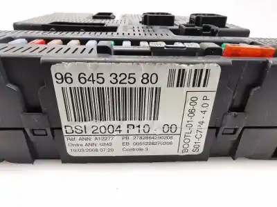 Peça sobressalente para automóvel em segunda mão centralina bsi por citroen c2 (jm_) 1.4 hdi referências oem iam 9664532580  