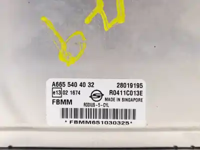 Автозапчасти б/у блок управления двигателем за ssangyong rodius xdi ссылки oem iam a6655404032  