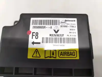 Second-hand car spare part airbag control unit for renault scénic iii (jz0/1_) 1.2 tce oem iam references 285589605ra  
