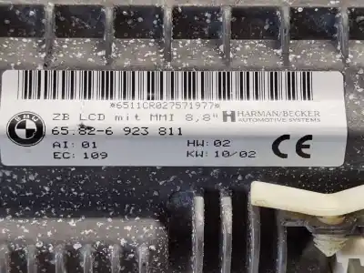 Second-hand car spare part multifunction display for bmw serie 7 (e65/e66) 735i oem iam references 65826923811  6923811