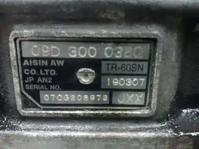 Автозапчастина б/у коробка передач для volkswagen touareg (7la, 7l6, 7l7) 3.0 v6 tdi посилання на oem iam jxx  