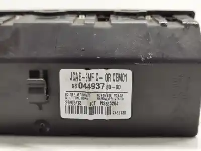 Second-hand car spare part multifunction display for citroen c-elysee (dd_) 1.6 hdi 92 oem iam references 9804493780  