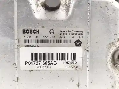 Peça sobressalente para automóvel em segunda mão centralina de motor uce por chrysler voyager iv (rg, rs) 2.5 crd referências oem iam p04727665ab 1039s01331 0281011063 / 0281011064