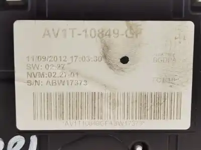 İkinci el araba yedek parçası enstrüman paneli için ford b-max (jk) 1.5 tdci oem iam referansları av1t10849gf  