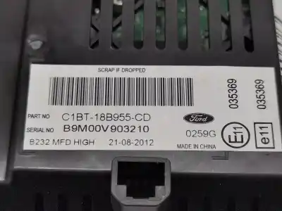 Автозапчастина б/у багатофункційний дисплей для ford b-max (jk) 1.5 tdci посилання на oem iam c1bt18b955cd  