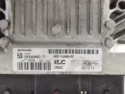 Peça sobressalente para automóvel em segunda mão centralina de motor uce por ford fiesta vi (cb1, ccn) 1.4 tdci referências oem iam 8v2112a650ec  5ws40584ct