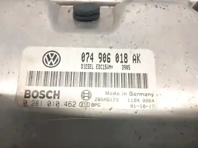 Second-hand car spare part ecu engine control for vw transporter iv furgón (70a, 70h, 7da, 7dh) 2.5 tdi oem iam references 074906018ak  