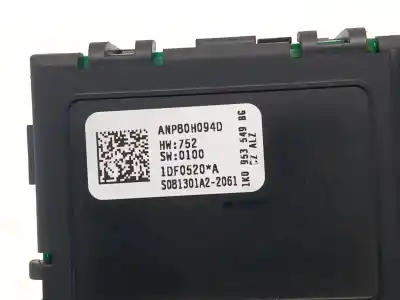 Автозапчастина б/у блок управління світлом для seat altea xl (5p5, 5p8) 1.9 tdi посилання на oem iam 1k0953549bg  