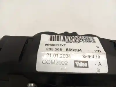 Pezzo di ricambio per auto di seconda mano comando pulito per citroen c3 i (fc_, fn_) 1.4 hdi riferimenti oem iam 96488229xt  