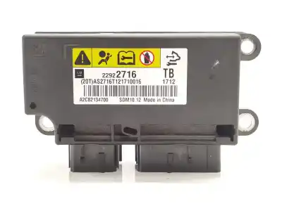 Pièce détachée automobile d'occasion BOITIER DE COMMANDE D'AIRBAG pour CHEVROLET AVEO SEDÁN (T300)  Références OEM IAM 22922716  A2C82134700