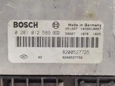 Автозапчасти б/у блок управления двигателем за renault megane ii sedán (lm0/1_) 1.9 dci ссылки oem iam 8200527725 / 8200527756  0281012589