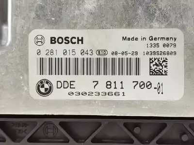 Peça sobressalente para automóvel em segunda mão centralina de motor uce por bmw 5 (e60) 520 d referências oem iam dde781170001 / 781170001 030233661 0281015043