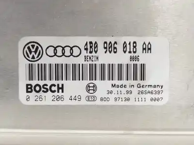 Автозапчастина б/у ебу контролер двигуна для audi a4 b5 (8d2) 1.8 посилання на oem iam 4b0906018aa  0261206449