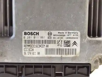 Автозапчастина б/у ебу контролер двигуна для citroen c3 i (fc_, fn_) 1.4 hdi посилання на oem iam 9657061180 edc16c34 0281011861