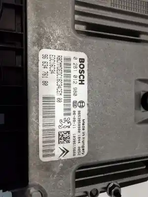 Second-hand car spare part ecu engine control for citroen c4 grand picasso i (ua_) 1.6 hdi oem iam references 9663476180 edc16c34 0281012980