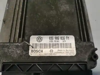 Gebrauchtes Autoersatzteil ecu-motorsteuergerät uce motorsteuergerät zum volkswagen golf v berlina (1k1) conceptline (e) oem-iam-referenzen 03g906016fm  0281011903