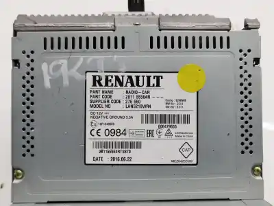Автозапчастина б/у аудіо система / радіо cd для renault clio iv (bh_) 0.9 tce 90 посилання на oem iam 281155564r 606479655 