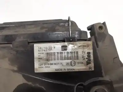 Second-hand car spare part right headlight for seat leon (1m1) 1.9 sdi oem iam references   