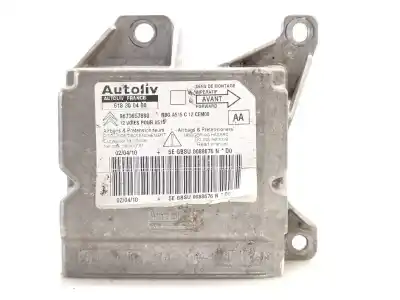 Second-hand car spare part airbag control unit for citroen c3 ii (sc_) 1.4 hdi 70 (sc8hzc, sc8hr0, sc8hp4) oem iam references 9673657880