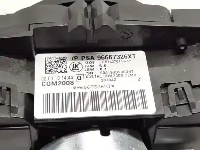 Pezzo di ricambio per auto di seconda mano comando pulito per citroen c3 ii (sc_) 1.4 hdi 70 (sc8hzc, sc8hr0, sc8hp4) riferimenti oem iam 96667323xt  