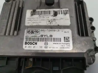 Second-hand car spare part ecu engine control for ford focus berlina (cap) * oem iam references 8m5112a650lb  0281011701