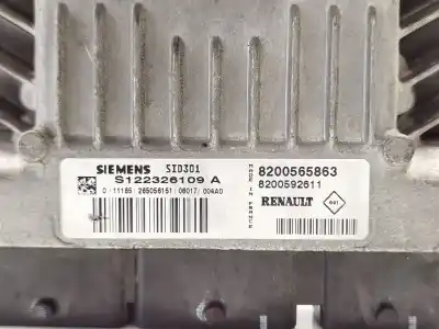 Pezzo di ricambio per auto di seconda mano centralina motore per renault scénic ii (jm0/1_) 1.5 dci (jm1e, jm16) riferimenti oem iam 8200565863 / 8200592611 s122326109a 
