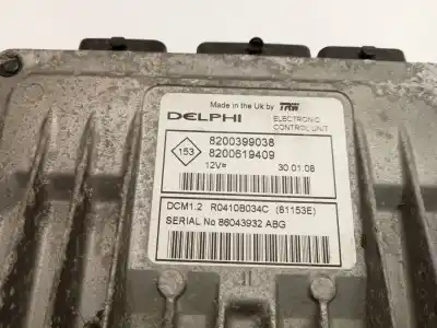 Peça sobressalente para automóvel em segunda mão centralina de motor uce por nissan note (e11e) tekna referências oem iam 8200399038  