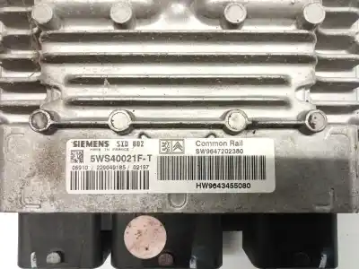 Автозапчасти б/у блок управления двигателем за citroen c3 i (fc_, fn_) 1.4 hdi ссылки oem iam 9643455080  sw9647202380