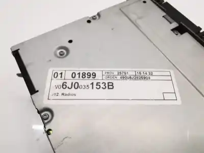 Peça sobressalente para automóvel em segunda mão sistema de áudio / rádio cd por seat ibiza (6j5) reference referências oem iam 6j0035153b  sez1z2h5673041