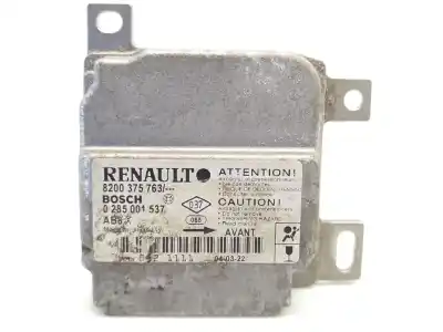 Second-hand car spare part airbag control unit for renault clio ii fase ii (b/cb0) authentique confort oem iam references 8200375763