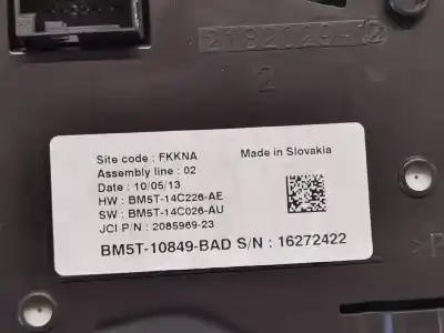 Автозапчастина б/у панель інструментів для ford c-max ii (dxa/cb7, dxa/ceu) 1.0 ecoboost посилання на oem iam bm5t10849bad  16272422