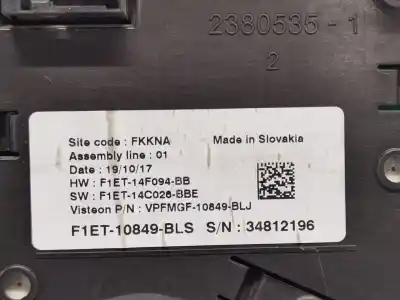 Peça sobressalente para automóvel em segunda mão quadrante por ford focus iii 1.5 tdci referências oem iam f1et10849bls  