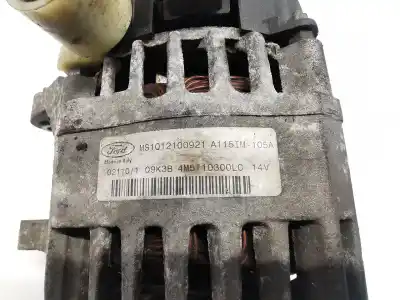 Pezzo di ricambio per auto di seconda mano alternatore per ford focus c-max (dm2) 1.8 tdci riferimenti oem iam 4m5t10300lc  ms1012100921
