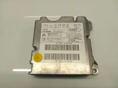 Peça sobressalente para automóvel em segunda mão centralina de airbag por citroen c4 lim. 1.6 hdi fap referências oem iam 9677909280