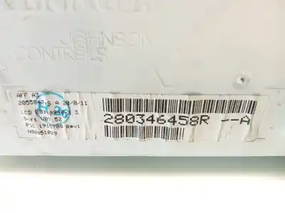 Second-hand car spare part multifunction display for renault megane iii fastback (bz0/1_, b3_) 1.5 dci (bz0c) oem iam references 280346458r  