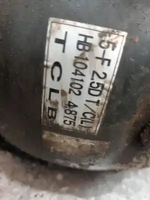 Автозапчастина б/у передній диференціал для mitsubishi galloper (hyundai) 2.5 turbodiesel посилання на oem iam d4bh