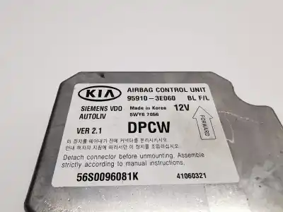 Автозапчастина б/у блок управління подушками безпеки для kia sorento i (jc) 2.5 crdi посилання на oem iam 959103e060  56s0096081k Автозапчастина б/у блок управління подушками безпеки для kia sorento i (jc) 2.5 crdi посилання на oem iam 959103e060  56s0096081k