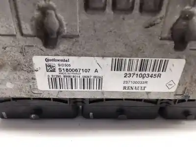 Tweedehands auto-onderdeel ecu motorcontroller voor renault scénic iii (jz0/1_) 1.5 dci oem iam-referenties 237100345r  s180067107a