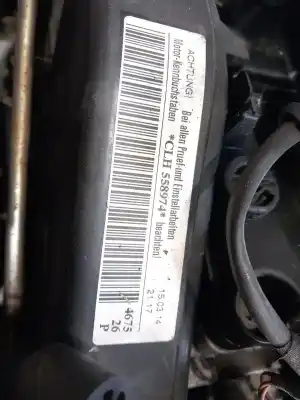 Second-hand car spare part complete engine for seat leon (5f1) 1.6 tdi oem iam references clh  