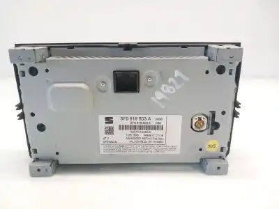 Second-hand car spare part multifunction display for seat leon (5f1) 1.6 tdi oem iam references 5f0919603  